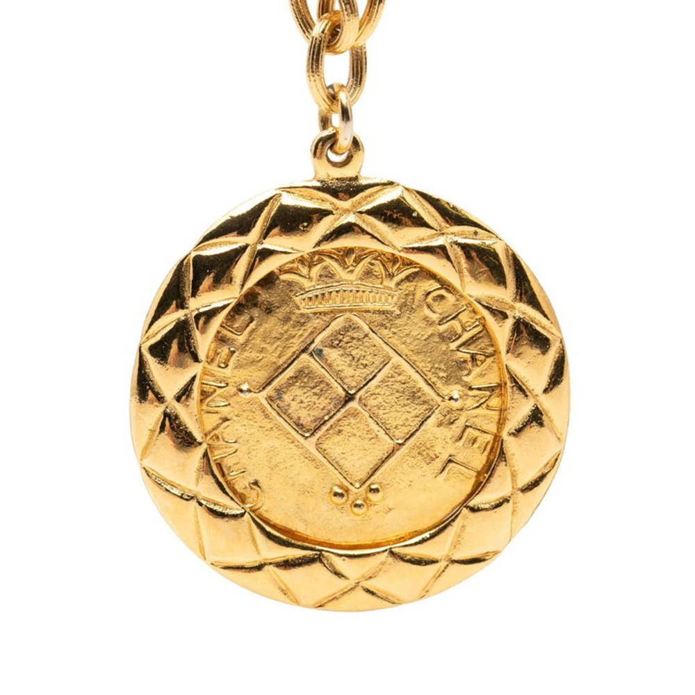 CHANEL Gold Logo Necklace - Picture 2 of 7
